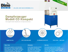 Tablet Screenshot of dino-bremen.de